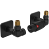 Mexen G00 ensemble de thermostat à axe avec couverture S, noir - W903-900-909-70