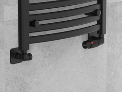 Mexen G00 ensemble thermostatique axial avec rosace S, noir - W903-900-909-70