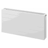 Chauffage à plaques Mexen Line CCL33 300 x 700 mm, connexion inférieure centrale, 868 W, blanc - W6C33L-030-070-00