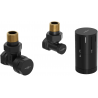 Mexen G05 ensemble thermostatique angulaire, noir - W901-958-70