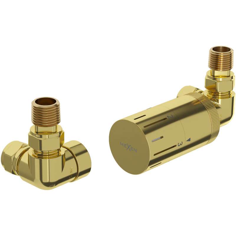 Mexen G05 ensemble thermostatique axial, doré - W903-958-50
