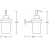Mexen Zoja distributeur de savon, Chrome - 70191388-00