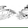 Mexen Zoja Porte-savon, Chrome - 7019151-00