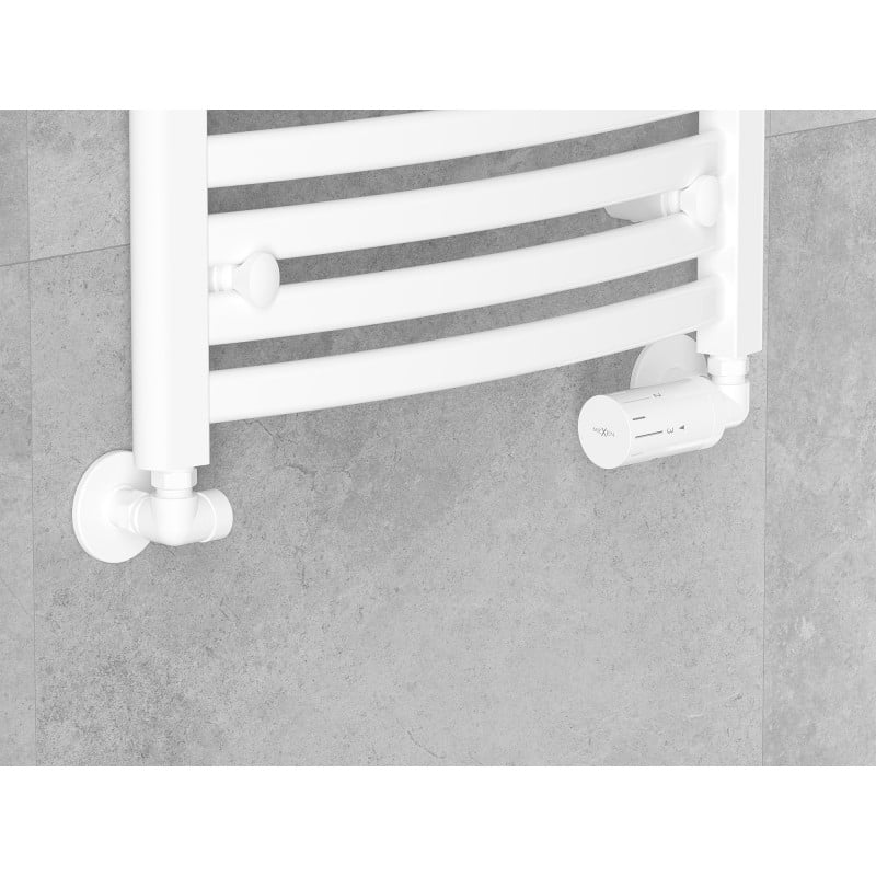 Mexen G05 ensemble thermostatique axial avec cache R, blanc - W903-958-904-20