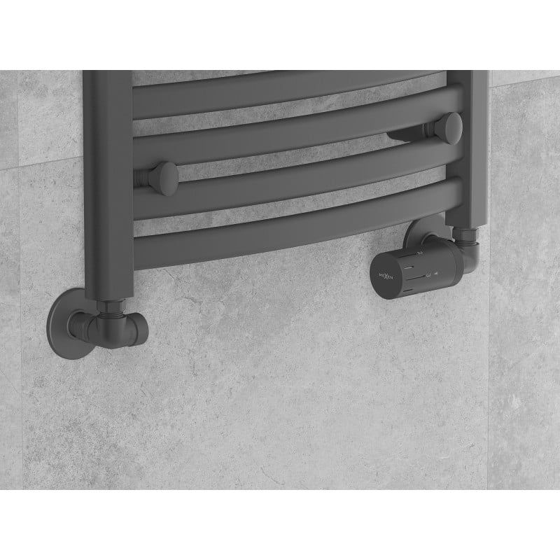 Mexen G05 ensemble thermostatique axial avec cache R, anthracite - W903-958-904-66