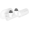 Mexen G05 ensemble thermostatique d'angle avec cache R, Duplex, DN50, blanc - W907-958-905-20