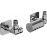 Mexen G05 ensemble thermostatique axial avec cache S, chrome - W903-958-909-01