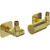 Mexen G05 ensemble thermostatique axial avec cache S, doré - W903-958-909-50