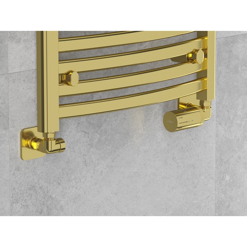 Mexen G05 ensemble thermostatique axial avec cache S, doré - W903-958-909-50