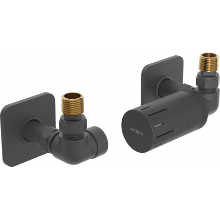 Mexen G05 ensemble thermostatique axial avec cache S, anthracite - W903-958-909-66