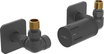 Mexen G05 ensemble thermostatique axial avec cache S, anthracite - W903-958-909-66