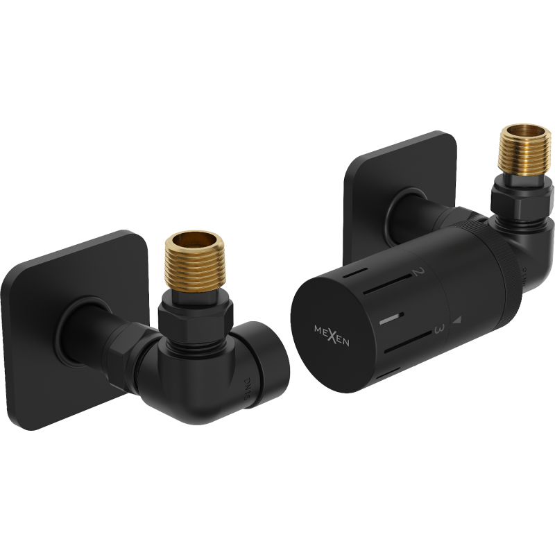 Mexen G05 kit thermostatique axial avec cache S, noir - W903-958-909-70