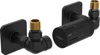 Mexen G05 ensemble thermostatique axial avec cache S, noir - W903-958-909-70