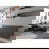 Radiateur plat Mexen CCF33 300 x 600 mm, raccordement bas central, 744 W, anthracite - W6C33F-030-060-66
