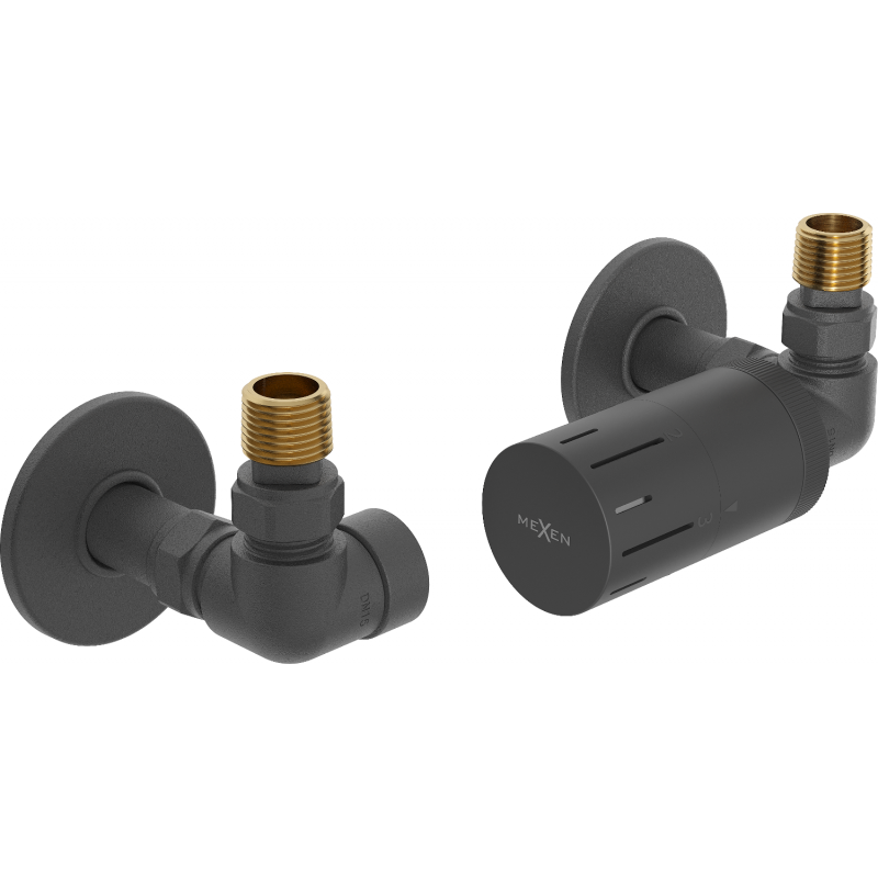 Mexen G05 ensemble thermostatique axial avec cache R, anthracite - W903-958-904-66