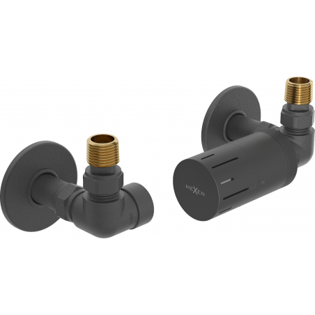 Mexen G05 ensemble thermostatique axial avec cache R, anthracite - W903-958-904-66