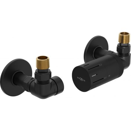 Mexen G05 ensemble de thermostat axial avec cache R, noir - W903-958-904-70