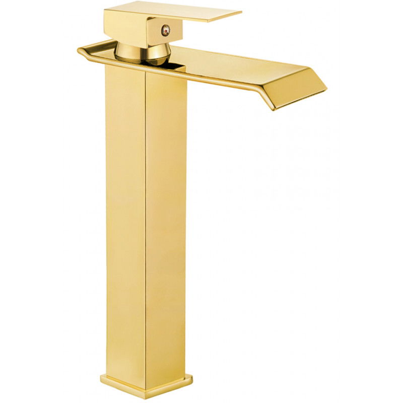 Mexen Apus robinet de lavabo haut, Or - 744710-50