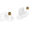 Mexen G05 ensemble thermostatique axiale avec rosace S, blanc - W903-958-909-20