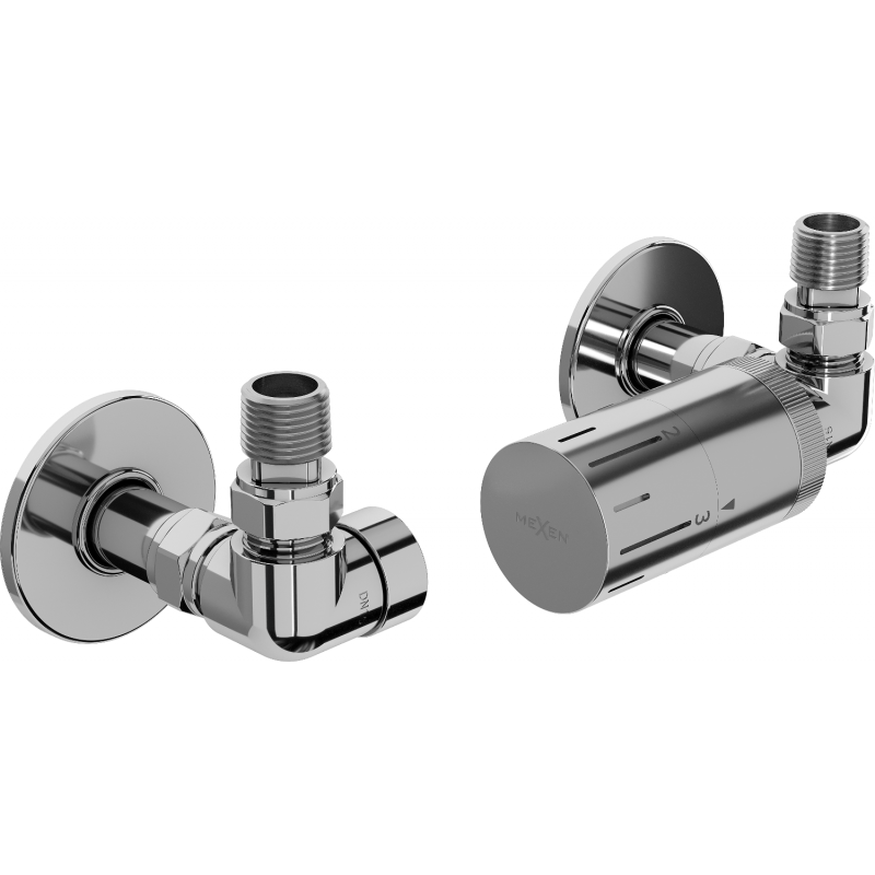 Mexen G05 kit thermostatique axial avec cache R, chromé - W903-958-904-01