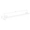 Mexen Arno porte-serviettes, Or rose - 7020724-60