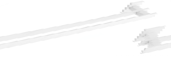 Mexen Arno double porte-serviettes, Blanc - 7020725-20