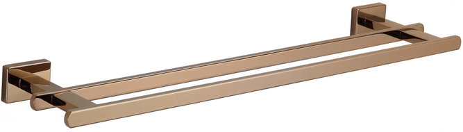 Mexen Arno double porte-serviettes, Or rose - 7020725-60