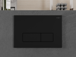Mexen Fenix 13 bouton de chasse d'eau Slim, noir mat - 601303