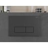 Mexen Fenix 13 bouton de chasse d'eau Slim, gris canon - 601366