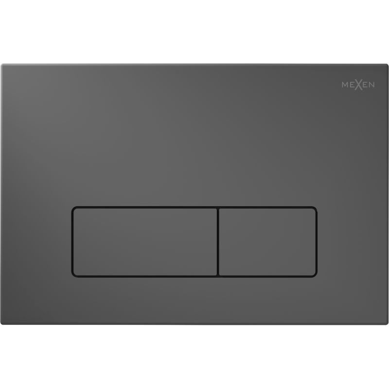 Mexen Fenix 13 bouton de chasse d'eau Slim, gris canon - 601366
