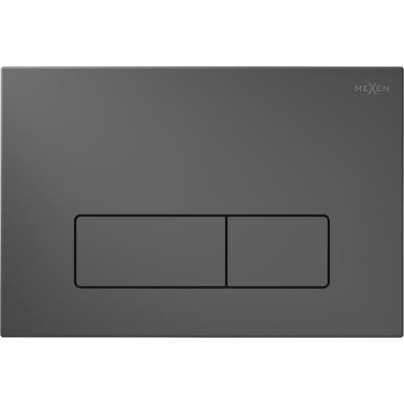 Mexen Fenix 13 bouton de chasse d'eau Slim, gris canon - 601366