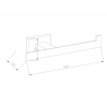 Mexen Arno porte-papier de toilette, Or rose - 70207333-60