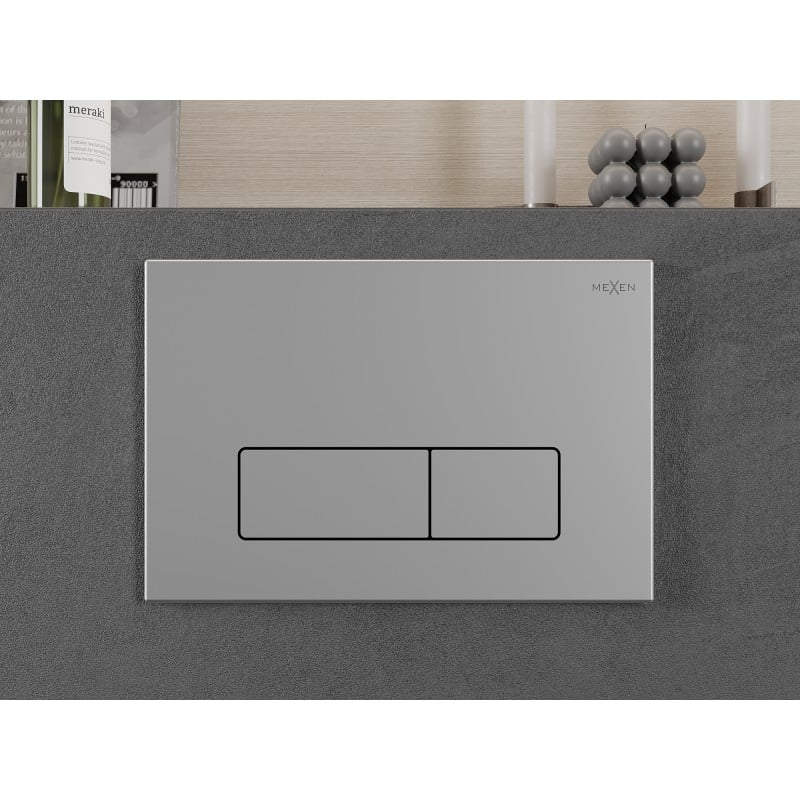 Mexen Fenix 13 bouton de chasse Slim, chrome mat - 601302