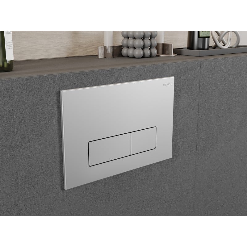 Mexen Fenix 13 bouton de chasse Slim, chrome mat - 601302