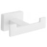 Mexen Arno crochet porte-serviettes double, Blanc - 7020735-20