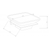 Mexen Arno Porte-savon, Or rose - 7020739-60