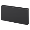 Mexen Flat CCF33 radiateur plat 400 x 1400 mm, raccordement inférieur central, 2214 W, anthracite - W6C33F-040-140-66