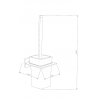 Mexen Arno Brosse à WC, Blanc - 7020750-20