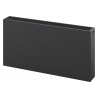 Mexen Flat CCF33 radiateur à panneaux 600 x 600 mm, connexion inférieure centrale, 1320 W, anthracite - W6C33F-060-060-66
