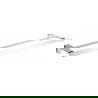 Mexen Lea double porte-serviettes, Chrome - 7026025-00