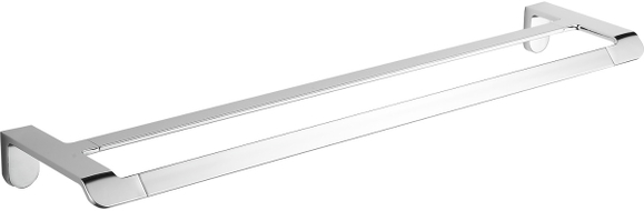 Mexen Lea porte-serviettes double, chrome - 7026025-00