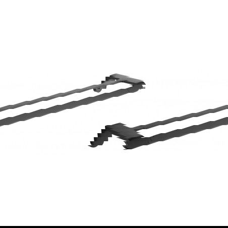 Mexen Lea double porte-serviettes, Noir - 7026025-70