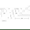 Mexen Lea porte-serviettes, Chrome - 7026032-00