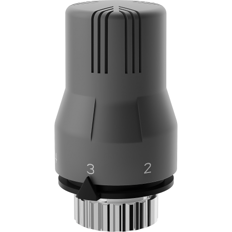 Mexen Uni-Term tête thermostatique pour radiateur, anthracite - W908-002-66