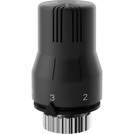 Mexen Uni-Term tête thermostatique pour radiateur, noire - W908-002-70