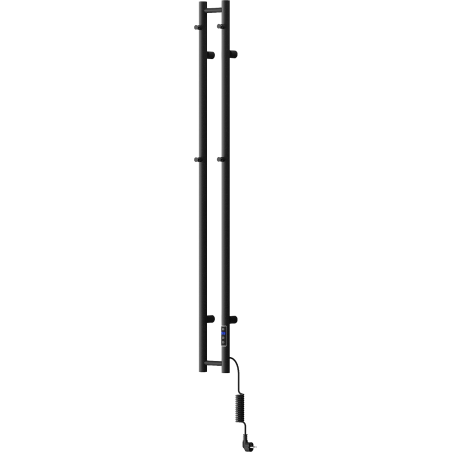 Mexen Pino radiateur électrique avec porte-serviettes 1405 x 137 mm, 150 W, noir - W301-1405-137-00-70