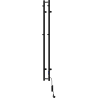 Mexen Pino radiateur électrique avec porte-serviettes 1405 x 137 mm, 150 W, noir - W301-1405-137-00-70