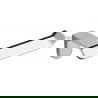 Mexen Lea porte-papier de toilette, Chrome - 7026033-00