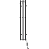 Mexen Pino radiateur électrique avec supports pour serviettes 1405 x 242 mm, 200 W, noir - W301-1405-242-00-70