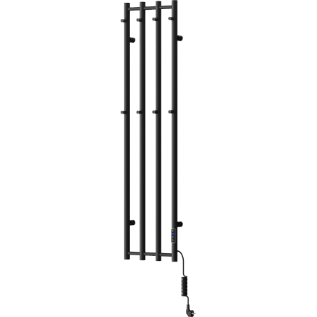 Mexen Pino radiateur électrique avec porte-serviettes 1405 x 347 mm, 250 W, noir - W301-1405-347-00-70